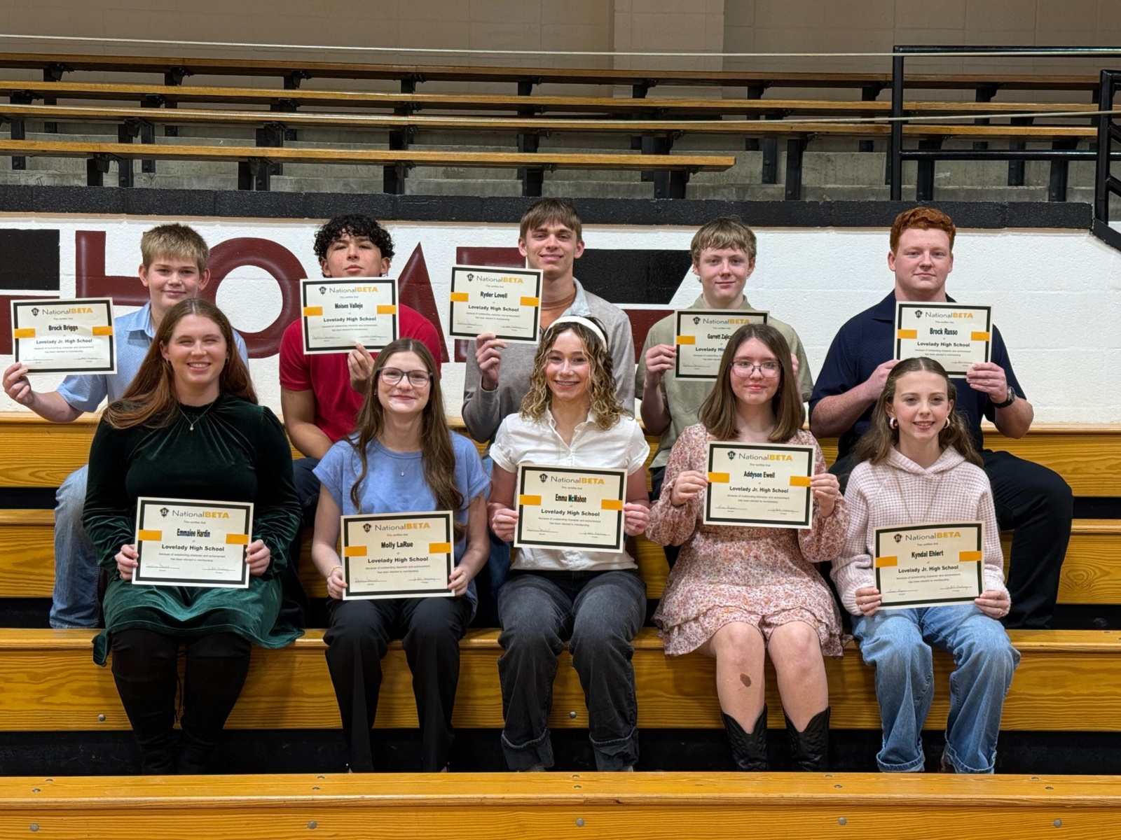 Congratulations to our 2025 Beta Club inductees!