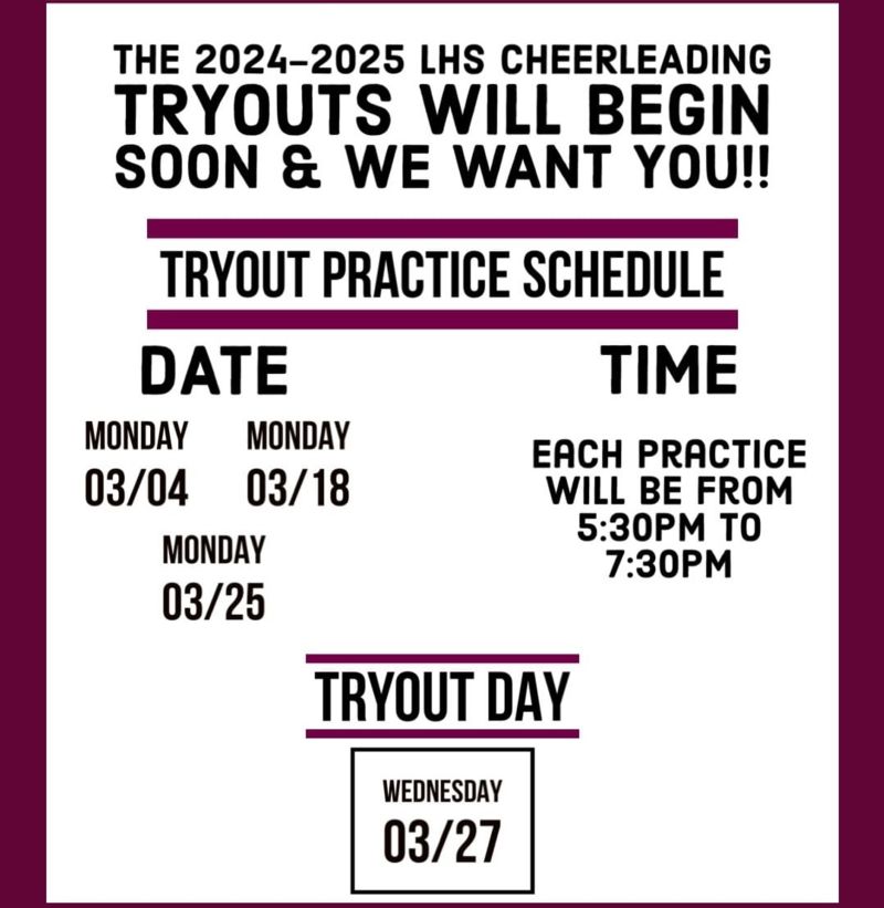 JH Cheer Tryouts