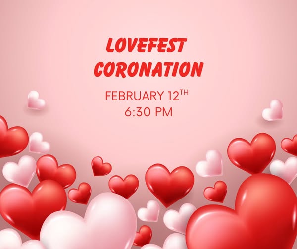 Lovefest 2026 Coronation Flyer