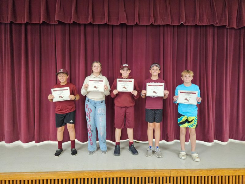 Middle School 1st 6 Weeks Honor Roll - 2023
