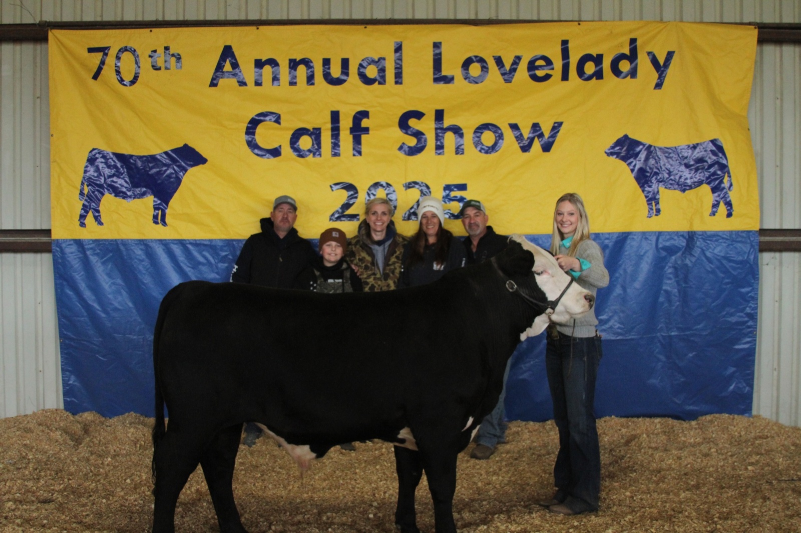 2025 calf show 6th place
