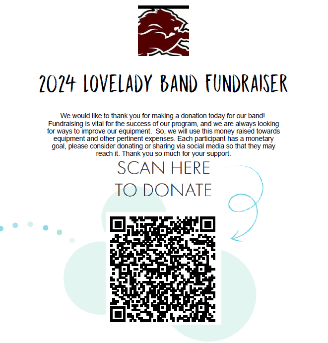 Band Donation Flyer