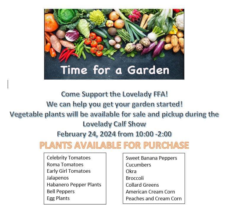 Plant Sale