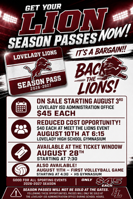 Season Pass Flyer