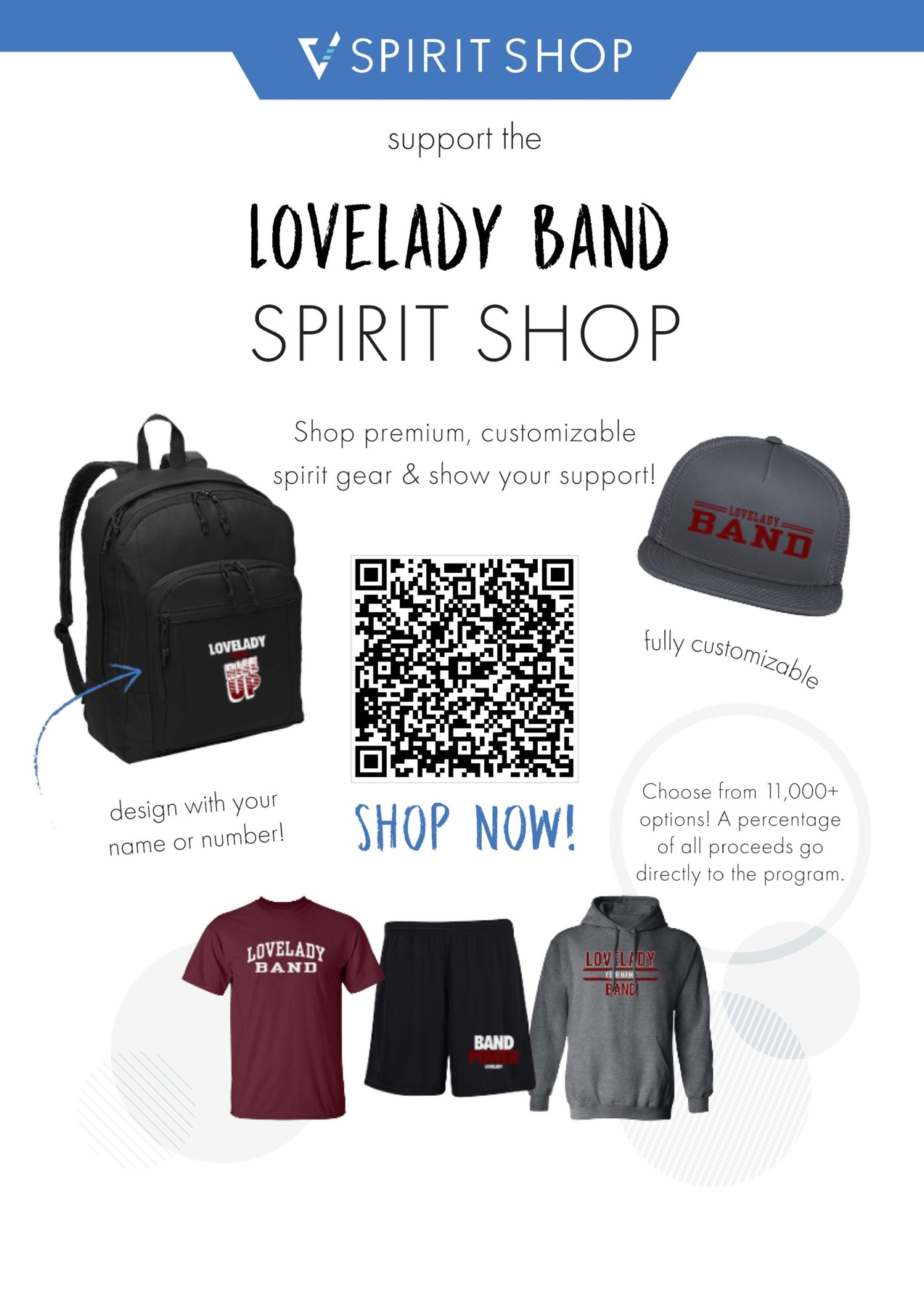 band fundraiser flyer