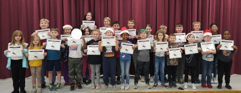 Elem-Middle Distinguished Honor Roll - 2nd 6 wks